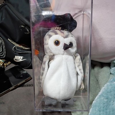 RARE TY BEANIE BABY WISER THE OWL RETIRED NWT ORIGINAL OWNER