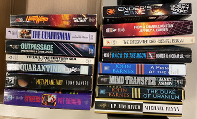 Sci Fi Adventures PB Lot of 15 Orson Scott Card, Greg Egan, Michael Flynn