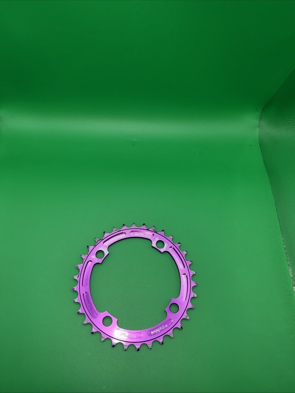 E Thirteen 34T Aluminium Chainring 108pcd Purple