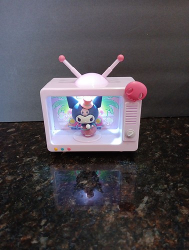 Sanrio Night Light Luminous Lamp Light Up TV Set Kawaii Desktop 2023 EUC