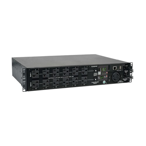 Eaton PDUMH30ATNET ATS Automatic Transfer Switch PDU Single-Phase 120V L5-30P