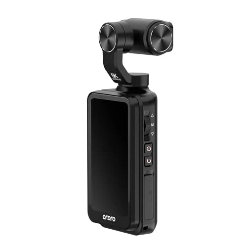 Ordro M5 5K Handheld Gimbal Camera 3.5" Touchscreen IR Night Vlog Cam New Black - Image 3 of 4