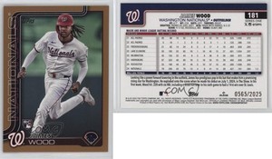 2025 Topps Series 1 Gold /2025 James Wood #181 Rookie RC