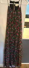 Melloday Women s Floral Maxi Dress L Black Pi...