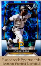 2023 Bowman Chrome Sapphire Edition #72 Liover Peguero RC Rookie