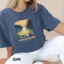 Retro Voyageurs National Park Comfort Tee Vintage Style Shirt Gift