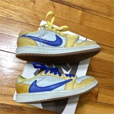 Jordan 1 Low OG SP PS Canary Kids 12C DZ5909-700 Travis Scott Cactus Jack