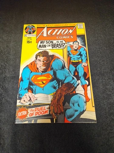 1971 DC COMICS SUPERMAN ACTION COMICS #400 VF TO VF+ NEAL ADAMS VINTAGE