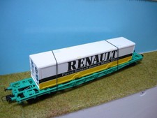 Jouef - wagon multi fret pub container Renault..........