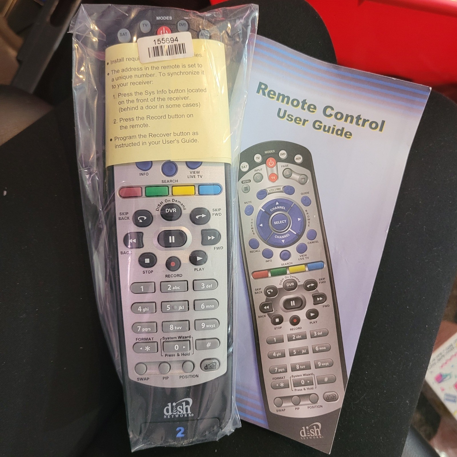 Dish Network 21.0 IR/UHF PRO Remote Controls EchoStar Tech Television ...