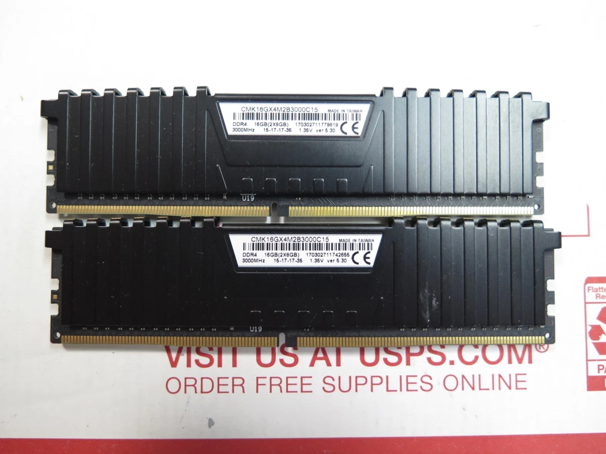 Corsair PC4-24000 (DDR4-3000) Bus Speed Computer RAM 8 GB Capacity