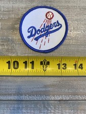 VINTAGE LOS ANGELES DODGERS MLB BASEBALL EMBROIDERED IRON ON PATCH QTY 1