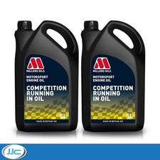 2 x 5 Litre - Millers Oils CRO 10W40 Motorsport Running In Engine Oil 5.27 per litre