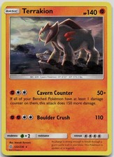 Terrakion Holo 122/236 Rare Unified Minds Pokemon NM/M