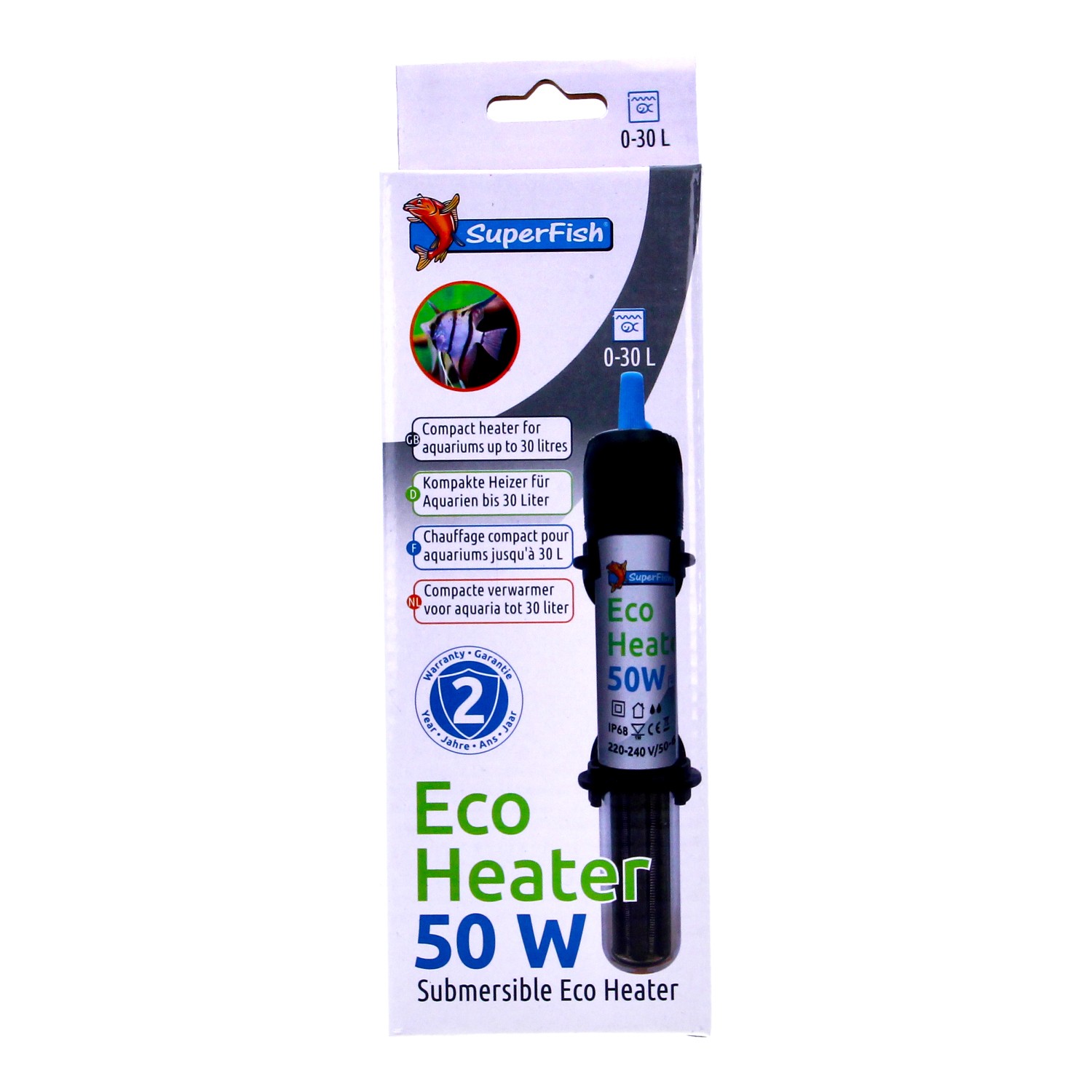 Superfish Aquarium Eco Heater 50 Watt 0-30 Litres - Image 2