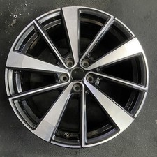 Rear Polestar 2 Machined Black OEM Wheel 19” 21-22 Factory Original Rim 32134523