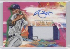 2020 Topps Inception Patch Magenta 19/75 Josh Staumont #IAP-JST Patch Auto 0a4s