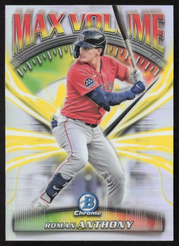 2025 Bowman Chrome Max Volume Roman Anthony #MV-8 GS1-2