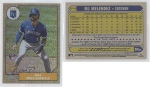 2022 Update 1987 Topps Chrome Silver Pack Series Mojo MJ Melendez Rookie RC