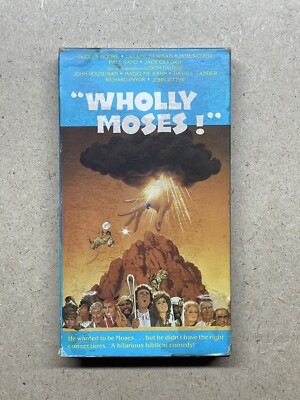 Wholly Moses (VHS, 1980) Biblical Spoof Comedy Dudley Moore