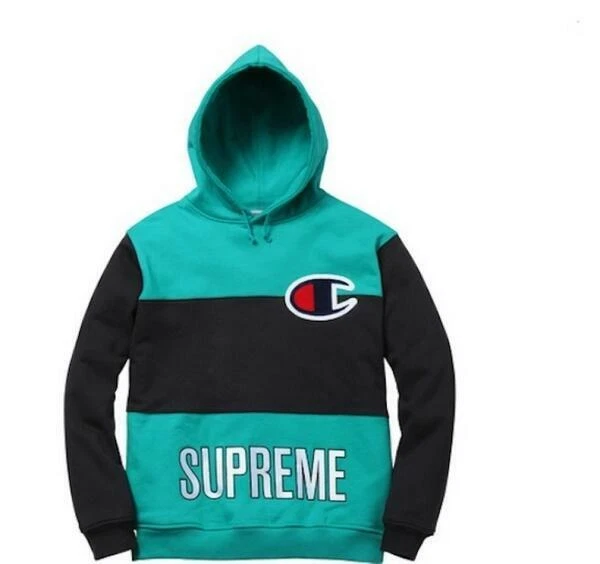 Supreme x Champion SS14 Black/White Hoodie pre-owned