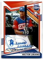 2022 Elite Extra Edition Signatures Hector Liriano Auto Dominican Prospect