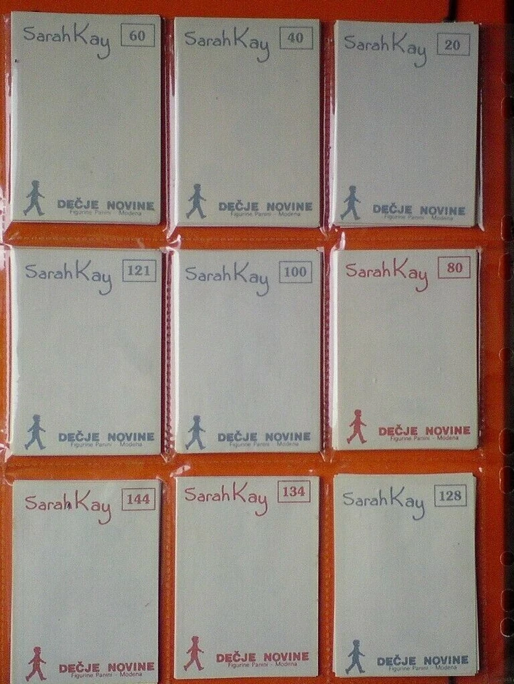Sarah Kay 1980 DN Complete stickers set 144 /144 + empty album - Image 3 of 4