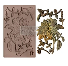 Redesign With Prima CERULEAN BLOOMS Decor Mould, Large Flower, Silicone Mold