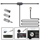 <!--F#f_0-->DAB FM Radio Antenna FM Dipole Aerial Audio Plug Connector for Stereo Receiver <<!--F/-->