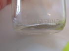 Vintage Bowman Farm Dairy  Clear Half Pint Glass Milk Bottle 5.50" Tall — photo 9