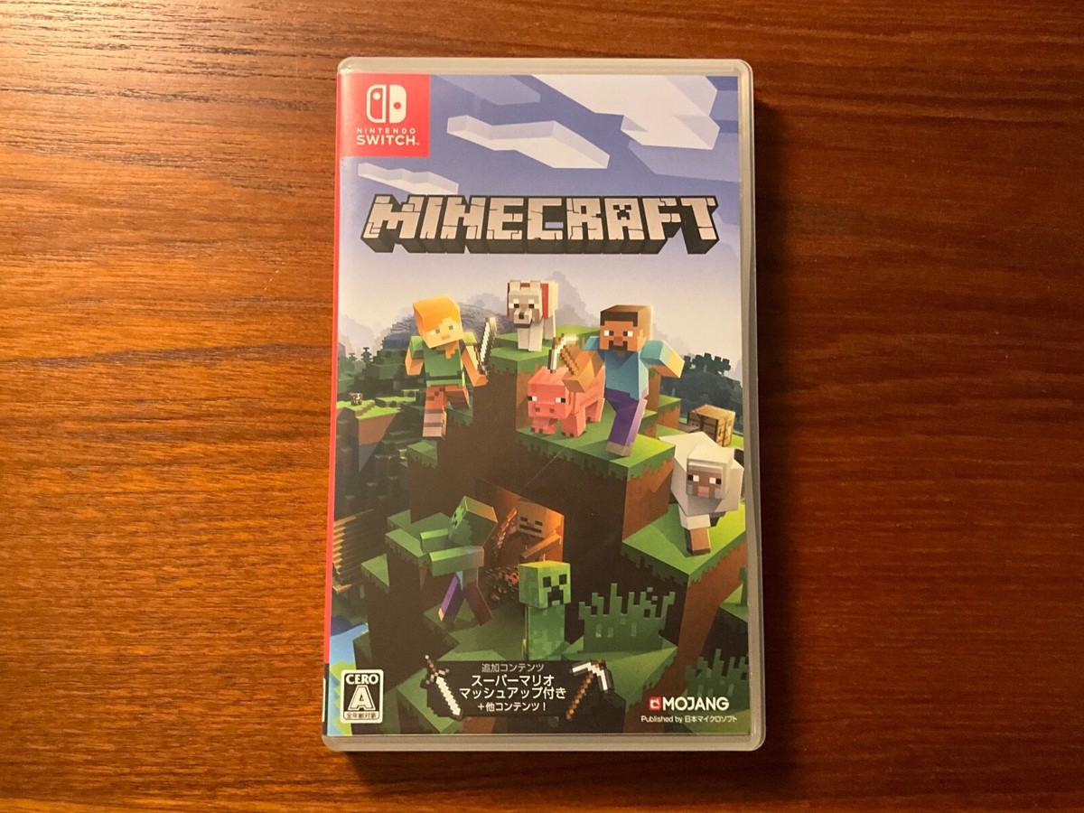 Nintendo Switch MINECRAFT with Super Mario Mush up pack from JAPAN