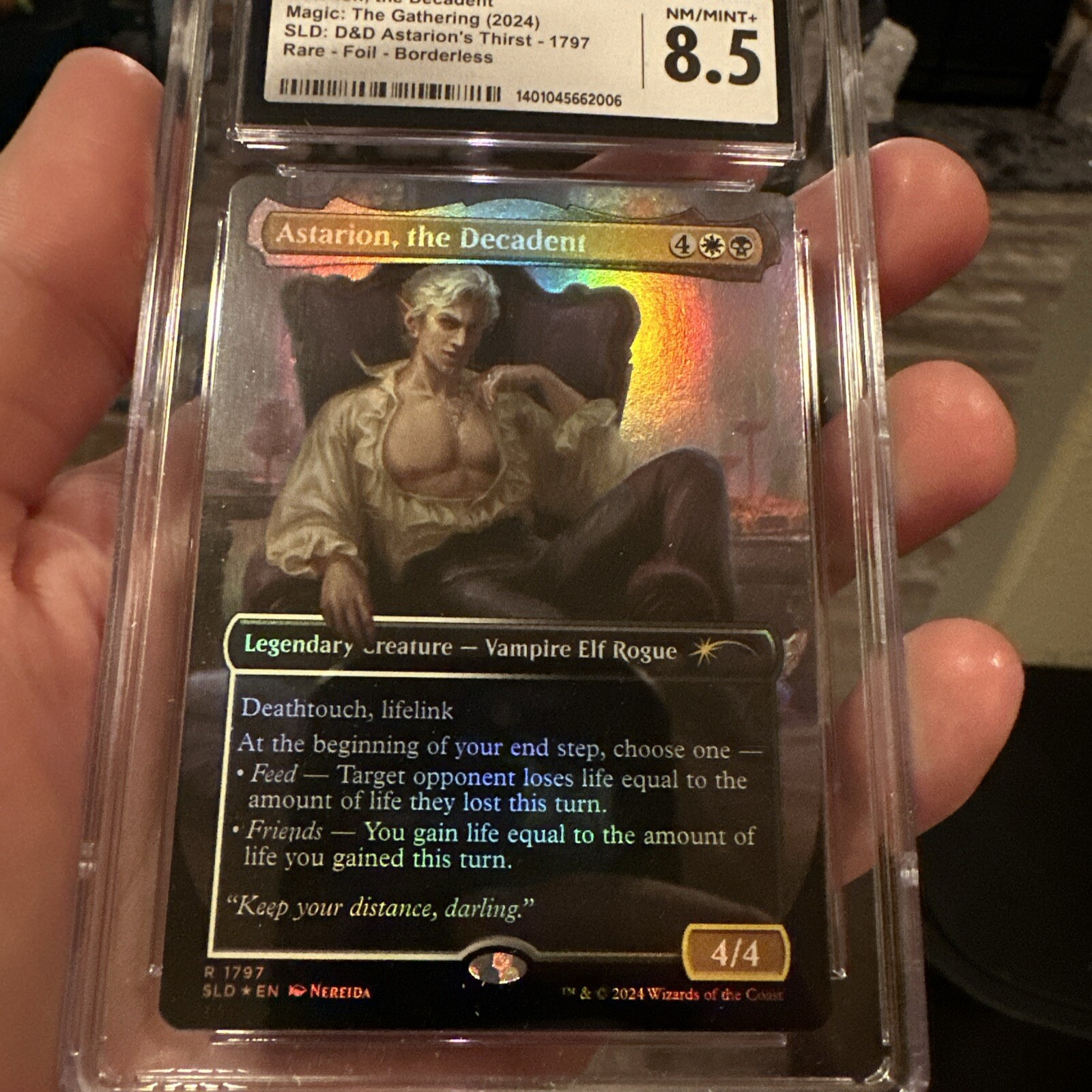 マジック：ザ・ギャザリング Secret Lair D&D: ASTARION'S THIRST Foil D&DコラボのSecret Lair「Astarion's Thirst」に収録される《極上の血