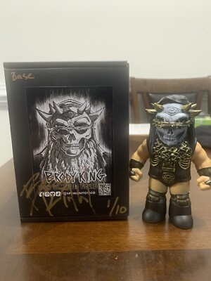 SPUMONI TOYS AEW RARE WHATNOT Exclusive Brody King Resin Figure Lot 1/10 SIGNED