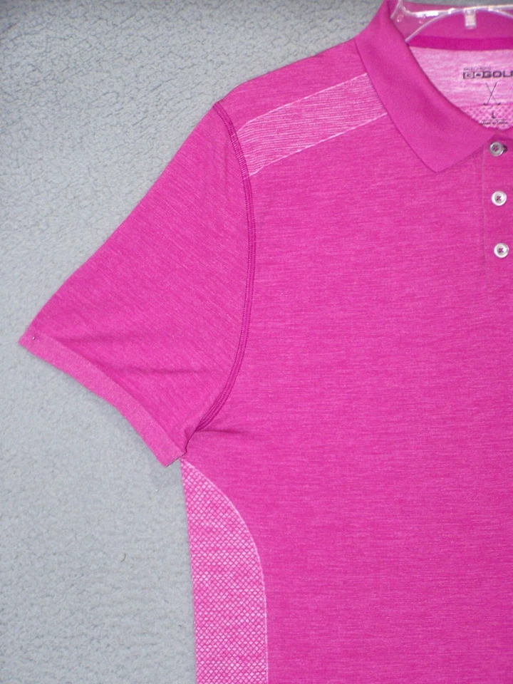 Polo de golf Skechers adulto grande rosa GOGOLF ropa deportiva al aire libre manga corta para hombre Foto 3 de 4