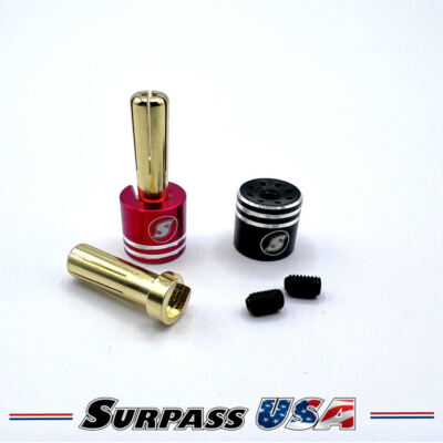 Surpass USA Heatsink Bullet Plugs 5mm 1pr