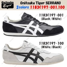 Onitsuka Tiger SERRANO Leather Black White 2colors 1183C197-001,100 Unisex Size
