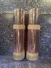 Makeup Revolution Full Coverage Foundation Conceal + Define 0.8 Oz Shade F4