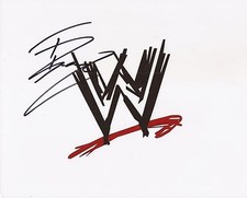 WWE WRESTLING: TYLER BREEZE SIGNED 10x8 EMBLEM PHOTO+COA **PROOF**