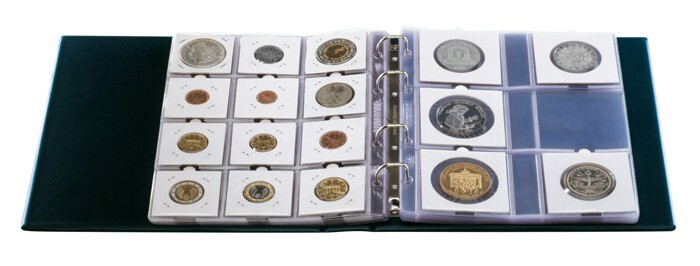 Lindner 8200-B Hartberger Luxury Ring Binder With Cover, Blue (LKL-B With LK