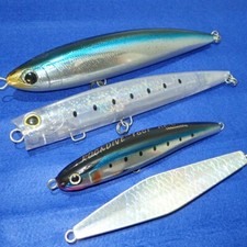 SHIMANO OCEA 220×2 + COLTSNIPER 160×2 JDM Fishing Lures Lot Diving Pencil Popper