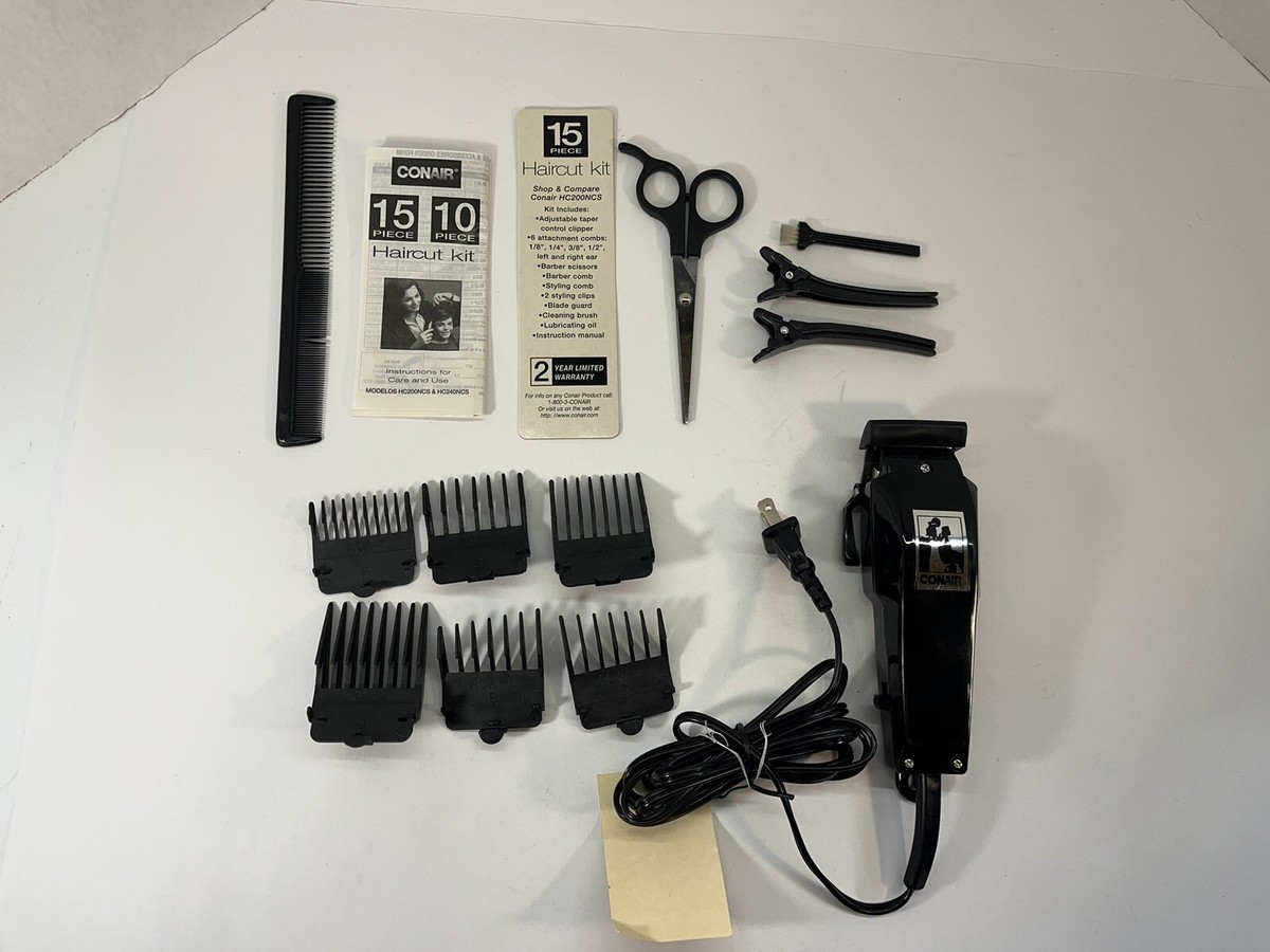 Haircut Kit Conair Hair Trimmer Attachments Conair HC200 Home