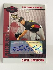 2008 Topps Co-Signers Silver Red Rookie Card Auto Dave Davidson #102 122/500!