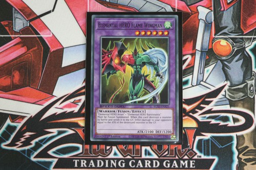 Carta Elemental Hero Flame Wingman - SGX1-ENA21 - Común 1ª Edición - Speed Duel GX