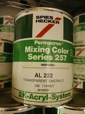Spies Hecker Permacron Mixing Color Series 257 Transparent Emerald AL222
