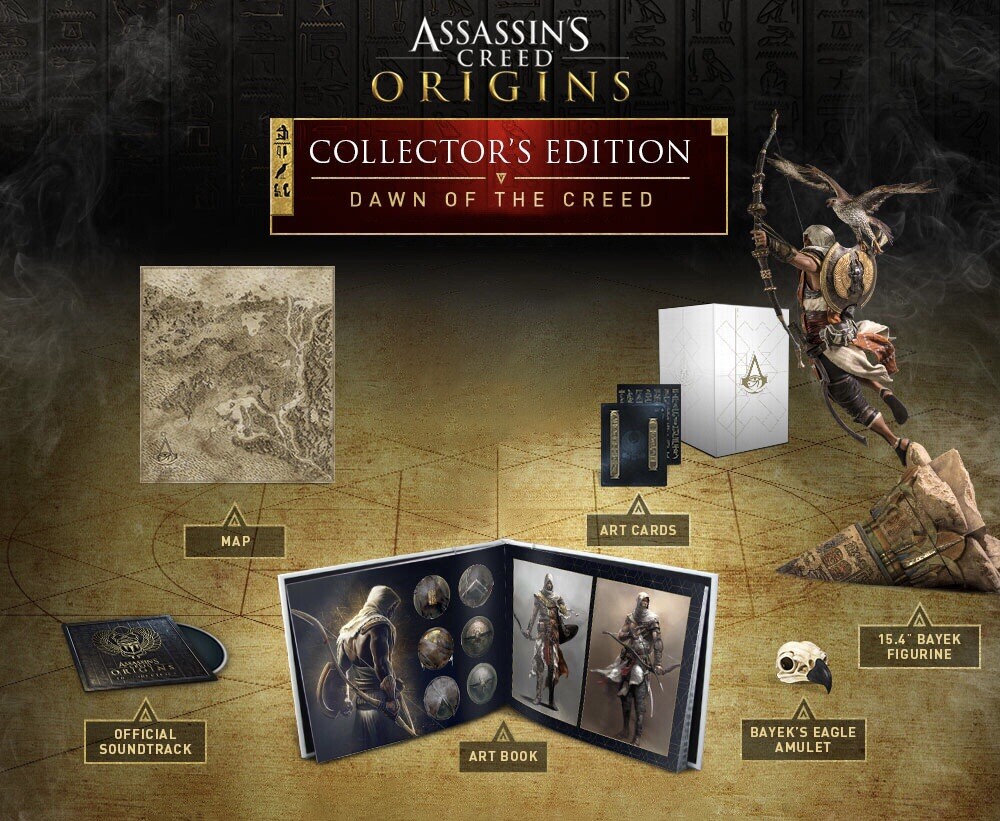 Así es la figura de 500 dólares de Assassin's Creed Origins