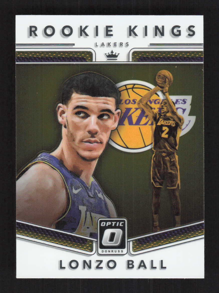 Lonzo Ball 2017-18 Donruss Optic Rookie Kings Los Angeles Lakers #2