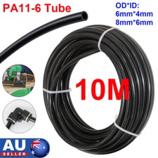 10M Nylon Tube PA11-6 Hose Air Line Air Ride Pneumatic Push Fitting 6mm 8mm OD