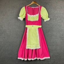 Dirndl Dress Apron Austria Trachten Germany Bavaria Octoberfest Size 36 / S