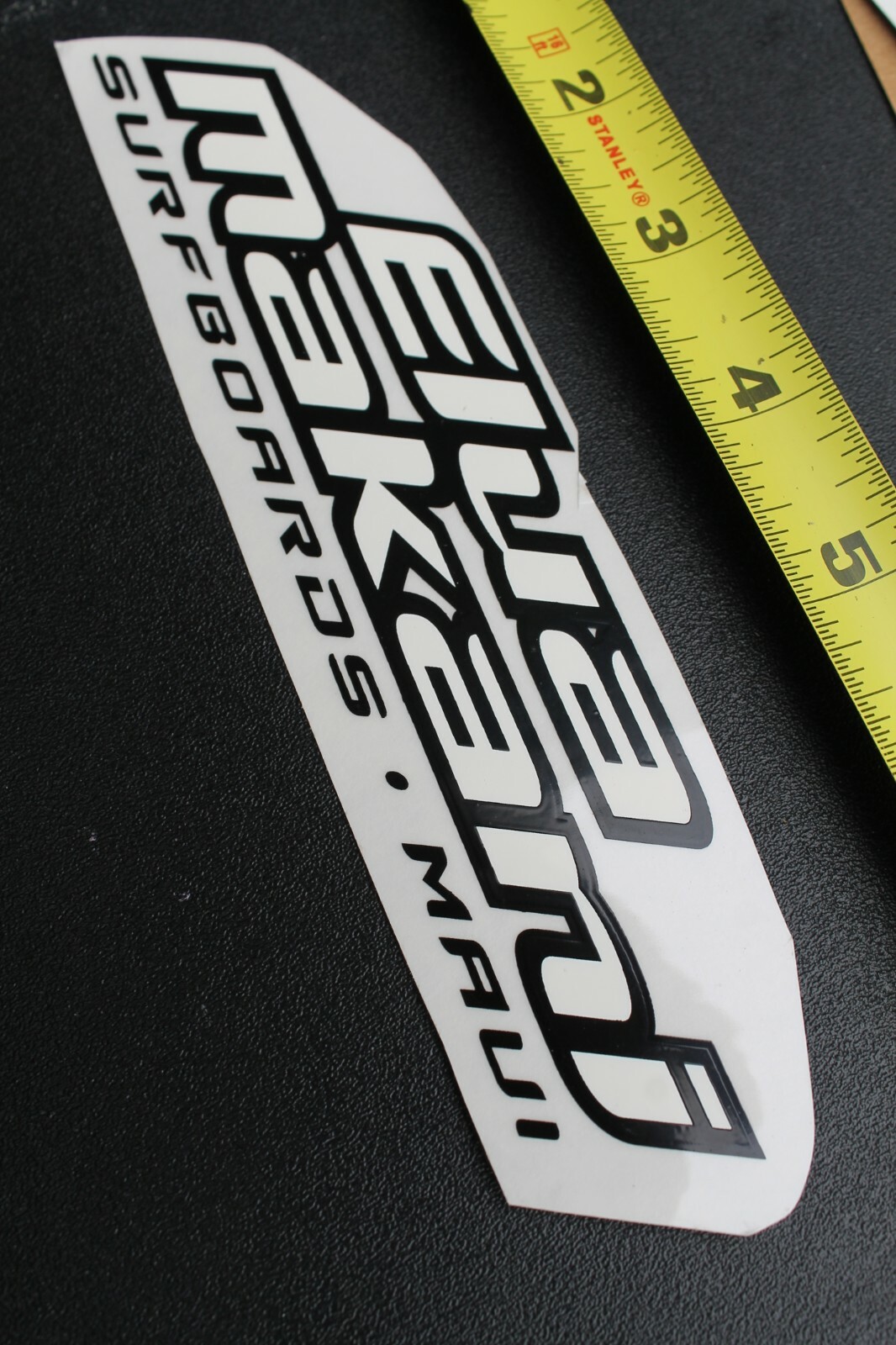 Elua Makani Surfboards Maui Hawaii Clear White Aloha V21b Vintage Surf