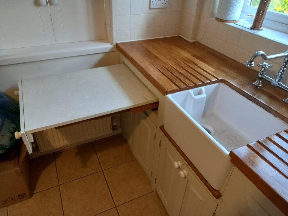 Solid wooden kitchen units eBay